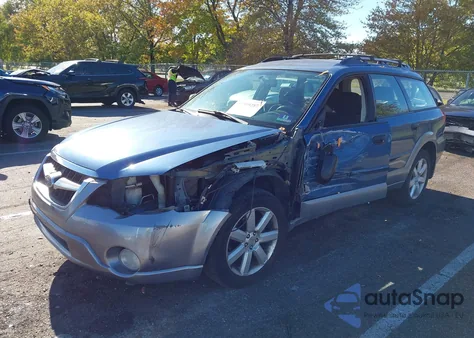 2008 Subaru Outback 2.5I/2.5I L.l. Bean Edition z USA, uszkodzony, nr VIN 4S4BP61CX87358575